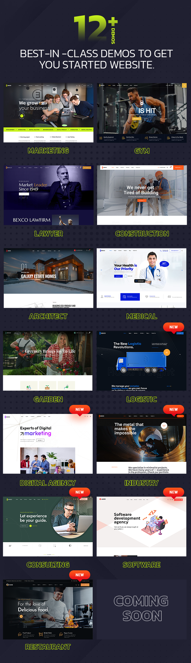 Bexco - Creative Multipurpose Drupal 10 Theme - 2